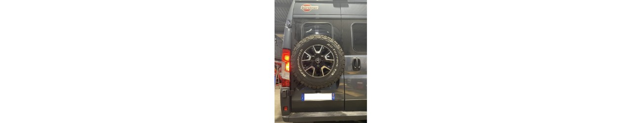 Porte-roue arrière pour Fiat Ducato