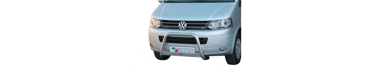 protections avant super bar et médium bar, pare buffle pour Volkswagen Transporter T5, T6