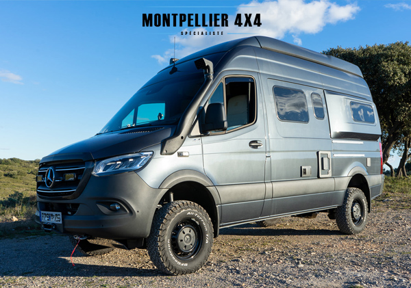 Spécialiste Mercedes Sprinter 4x4, MAN TGE et Crafter 4 Motion.